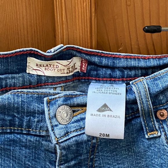 Levi's 550 Relaxed Bootcut Jeans Sz 20M - Picture 6 of 7